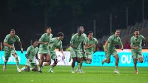 Famalicao players celebrates the victory against Sporting de Braga in the end of the Portuguese League Cup soccer match held at Municipal Stadium in Braga, Portugal, 29 October 2026. HUGO DELGADO/LUSA