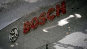 Simbolo da fábrica da Bosch, em Braga 1 de Março de 2021. HUGO DELGADO/LUSA