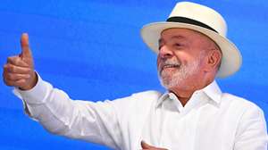 epa13073415 Brazilian President Luiz Inacio Lula da Silva participates in the ceremony announcing a new debt renegotiation program for personal loans at the Planalto Palace in Brasilia, Brazil, 29 June 2026.  EPA/Andre Borges
