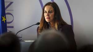 A ministra da Justiça, Rita Alarcão Júdice, participou na Comemoração do 107.º Aniversário da Secretaria-Geral do Ministério da Justiça, no ministério da Justiça em Lisboa, 21 de novembro de 2025. TIAGO PETINGA/LUSA