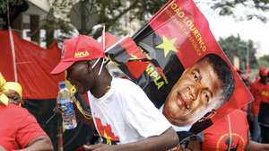 Marcha realizada no município do Kilamba Kiaxe, em Luanda, de apoio ao líder do Movimento Popular de Libertação de Angola (MPLA), João Lourenço, 07 de setembro de 2024. AMPE ROGÉRIO / LUSA