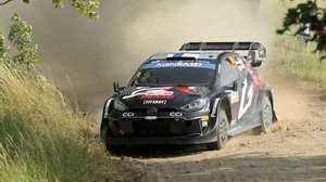 epa11446999 Kalle Rovanpera from Finland drives the Toyota GR Yaris Rally on route 16 of the &#039;Gmina Mrogowo&#039; special stage during day 4 of the 80th Rally Poland 2024 as part of the World Rally Championship (FIA), in Baranowo, Poland, 30 June, 2024.  EPA/Tomasz Waszczuk POLAND OUT