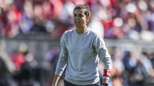 Filipa Patão, treinadora do Benfica durante o jogo da final da Taça de Portugal de futebol feminino disputado com o Racing Power no Estádio Nacional do Jamor, Oeiras, 19 de maio de 2024. MIGUEL A. LOPES/LUSA