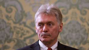 epa12088241 Kremlin spokesman Dmitry Peskov attends a meeting between Russia's president and Vietnam's Communist Party General Secretary in Moscow, Russia, 10 May 2025, during celebrations of the 80th anniversary of the Soviet Union's victory over Nazi Germany during World War II.  EPA/ANTON VAGANOV / POOL