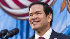 epa13209372 US Secretary of State Marco Rubio speaks at the launch of the Foundry School at the Donald J. Trump Institute of Peace in Washington, DC, USA, 03 September 2026. The Foundry School is a Trump Administration initiative to train future 'entrepreneurs, engineers, technicians, and industrial leaders.'  EPA/JIM LO SCALZO