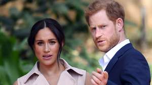 epa09055932 (FILE) - Britain's Prince Harry, Duke of Sussex (R) and his wife Meghan, Duchess of Sussex attend a creative industries and business reception at the High Commissioner's residence in Johannesburg, South Africa, 02 October 2019 (reissued 06 March 2021). US channel CBS will air an interview with Britain's Harry and Meghan, Duke and Duchess of Sussex on Sunday, 07 March.  EPA/FACUNDO ARRIZABALAGA *** Local Caption *** 56058870
