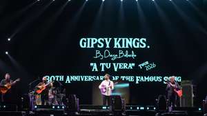 epa13057600 Members of the French music group Gipsy Kings by Diego Baliardo perform during the Mawazine International Music Festival at the OLM Souissi stage in Rabat, Morocco, 22 June 2026. The festival runs from 19 to 27 June 2026.  EPA/JALAL MORCHIDI