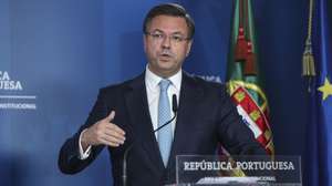 O ministro Adjunto e da Reforma do Estado, Gonçalo Matias, intervém na apresentação da nova Agência para a Investigação e Inovação (AI2), esta tarde no Campus XXI em Lisboa, 4 de novembro de 2025. MIGUEL A. LOPES/LUSA