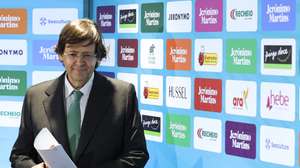 O presidente do grupo Jerónimo Martins, Pedro Soares Santos, à chegada para a apresentação dos resultados de 2022, na sede daquele grupo em Lisboa, 23 de março de 2023. MANUEL DE ALMEIDA/LUSA
