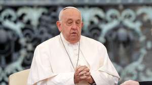 epa11661754 Pope Francis leads the weekly general audience in Saint Peter&#039;s Square, Vatican City, 16 October 2024.  EPA/GIUSEPPE LAMI