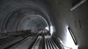 Obras da Linha Rosa da Metro do Porto. Porto, 09 de janeiro de 2026. FERNANDO VELUDO/LUSA
