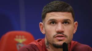 epa10999374 Benfica`s player Morato attends a press conference at Benfica Campus in  Seixal, outskirts of Lisbon, Portugal, 28 November 2023. Benfica will face Inter Milan in an UEFA Champions League group stage match on 29 November.  EPA/FILIPE AMORIM