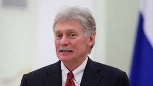 epa12670591 Kremlin spokesman Dmitry Peskov attends a meeting between President Vladimir Putin and Palestinian President Mahmoud Abbas at the Kremlin in Moscow, Russia, 22 January 2026.  EPA/RAMIL SITDIKOV / REUTERS / POOL