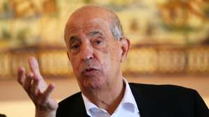 O comendador Joe Berardo, durante a apresentação à comunicação social do Museu Berardo Estremoz, dedicado ao azulejo, que abre ao público no dia 26 de julho com a exposição "800 Anos de História do Azulejo", Estremoz, 22 de julho de 2020. NUNO VEIGA/LUSA