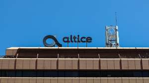 Logotipo da Altice no edificio da Altice em Lisboa. 20 de julho de 2023. MIGUEL A. LOPES/LUSA