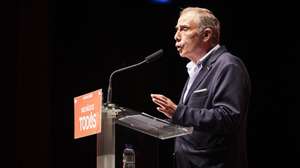 José Silvano discursa no o Forum autarquico do PSD em Faro, 28 de agosto de 2021. VASCO CÉLIO/LUSA