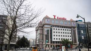 EuroBic bank headquarters, in Lisbon, Portugal, 24 January 2020. On Wednesday, the Angolan Attorney General announced that businesswoman Isabel dos Santos had been set up on charges of alleged mismanagement and embezzlement of funds, she has a 42.5% stake in the EuroBic bank. MÃRIO CRUZ/LUSA