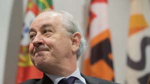 O presidente do PSD, Rui Rio, durante o jantar/debate “Portugal o Presente e o Futuro” na 7.ª Academia de Formação Política para Mulheres do PSD, em Vila Nova de Gaia, 30 de abril de 2022. RICARDO CASTELO/LUSA