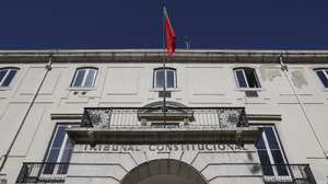 Pormenor da fachada do edifício do Tribunal Constitucional em Lisboa, 29 de abril de 2024. MIGUEL A. LOPES/LUSA