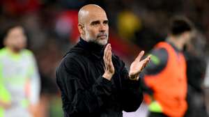 epa12975660 Manchester City manager Pep Guardiola applauds fans after the English Premier League match between AFC Bournemouth and Manchester City in Bournemouth, Great Britain, 19 May 2026. The match ended 1-1 which ended Manchester City's Premier League title hopes.  EPA/DANIEL HAMBURY EDITORIAL USE ONLY. No use with unauthorized audio, video, data, fixture lists, club/league logos, 'live' services or NFTs. Online in-match use limited to 120 images, no video emulation. No use in betting, games or single club/league/player publications.