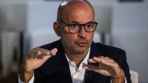 O ex-ministro das Finanças, João Leão, em entrevista à Agência Lusa em Lisboa, 29 de setembro de 2022. (ACOMPANHA TEXTO DA LUSA DE 01-10-2022) TIAGO PETINGA/LUSA