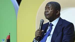 Angolan President João Lourenço, during the participation in the 8th EurAfrican Forum in Oeiras, 26 July 2025.  ANTÓNIO COTRIM/LUSA