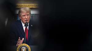 epa13179557 US President Donald Trump speaks during a meeting with technology leaders in the Roosevelt Room of the White House in Washington, DC, USA, 19 August 2026.  EPA/AL DRAGO / POOL