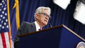 epa12273600 US Federal Reserve Board Chairman Jerome Powell speaks during a news conference at the Federal Reserve, Washington, DC, USA, 30 July 2025. The Federal Open Market Committee kept the benchmark interest rate unchanged.  EPA/WILL OLIVER