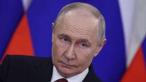 epa12944491 Russian President Vladimir Putin speaks with media following his meeting with foreign delegations at the Kremlin in Moscow, Russia, 09 May 2026. Russia marks the 81 st anniversary of its victory over Nazi Germany and its allies in World War II.  EPA/MAXIM SHIPENKOV / POOL
