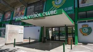 Estádio do Bonfim no dia da decisão do Tribunal Arbitral do Desporto de rejeitar a providência cautelar interposta pelo Vitória de Setúbal para suspender a decisão de desclassificação da I Liga, em Setúbal, 27 de agosto de 2020. RUI MINDERICO/LUSA