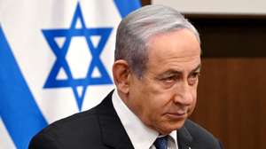 epa11673116 Israeli Prime Minister Benjamin Netanyahu meets with Italian Foreign Minister Antonio Tajani (not pictured) in Jerusalem, 21 October 2024. The Italian foreign minister is on a mission to Israel and Palestine to meet with the Israeli prime minister, the Israeli foreign minister, as well as the Palestinian prime minister.  EPA/ALESSANDRO DI MEO