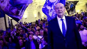 Jorge Nuno Pinto da Costa, ex-presidente do FC Porto durante o lançamento do seu livro “Azul até ao Fim”, no Centro de Congressos da Alfândega do Porto, 27 de outubro de 2024. JOSÉ COELHO/LUSA