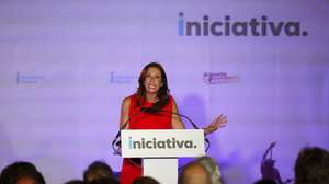 A presidente da Iniciativa Liberal (IL), Mariana Leitão, discursa na reentré política do partido com 6.ª edição do A’gosto da Liberdade onde anunciou as prioridades para o novo ano político, Quarteira, 29 de agosto de 2026.  LUIS FORRA/LUSA