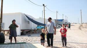 epa13206918 Israeli residents of new housing units walk on a street during the inauguration of the new Israeli outpost settlement Maale Arugot, in the Gush Etzion settlement block near the West Bank Palestinian city of Bethlehem, 02 September 2026.  EPA/ABIR SULTAN