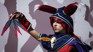 epa07837243 Visitors dressed as comic characters pose during the first day of the 6th Comic Con Portugal in Lisbon, Portugal, 12 September 2019.  EPA/RODRIGO ANTUNES