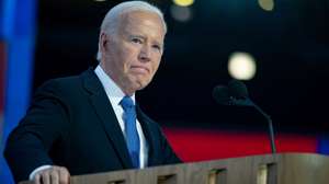 epa11556274 United States President Joe Biden delivers remarks at the 2024 Democratic National Convention in Chicago, Illinois, USA, 19 August 2024 (issued 20 August 2024). The 2024 Democratic National Convention is being held from 19 to 22 August 2024, during which delegates of the United States&#039; Democratic Party will vote on the party&#039;s platform and ceremonially vote for the party&#039;s nominee for president, Vice President Kamala Harris, and for vice president, Governor Tim Walz of Minnesota, for the upcoming presidential election.  EPA/ANNABELLE GORDON / CNP / POOL