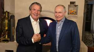 Gerhard Schröder e Vladimir Putin