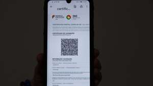Certificado digital de vacinação, Lisboa, 18 de junho de 2021. ANTÓNIO COTRIM/LUSA