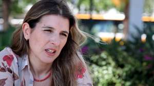 Raquel Coelho, cabeça de lista pelo PTP/Madeira (Partido Trabalhista Português) às Eleições Legislativas da Madeira marcadas para 26 de maio, em entrevista à Agência Lusa, no Funchal, 23 de abril de 2024. (ACOMPANHA TEXTO DE 11-05-2024) HOMEM DE GOUVEIA/LUSA