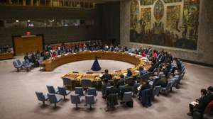 epa11728107 Diplomats and staff attend a United Nations Security Council meeting in New York, New York, USA, 18 November 2024. The council discussed the war in Ukraine after the 1000 day anniversary.  EPA/SARAH YENESEL