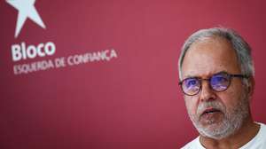 O coordenador do Bloco de Esquerda (BE), José Manuel Pureza, em declarações à comunicação social à margem da reunião da Mesa Nacional, em Lisboa, 11 de julho de 2026. RODRIGO ANTUNES/LUSA