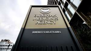 epa08873159 An exterior view of the headquarters of the European Medicines Agency (EMA) in Amsterdam, The Netherlands, 04 December 2020 (issues 09 December 2020). It was reported on 09 December that during a cyber attack on the EMA, documents from pharmaceutical company Pfizer regarding the testing of the company's coronavirus vaccine were accessed, the US company announced in a statement.  EPA/REMKO DE WAAL
