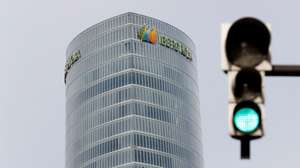 epa09031543 (FILE) - The headquarters of Spanish energy company Iberdrola in Bilbao, Basque Country, northern Spain, 30 October 2019 (reissued 23 February 2021). Iberdrola is due to publish its 2020 fiscal year results on 24 February 2021.  EPA/Luis Tejido *** Local Caption *** 55588647
