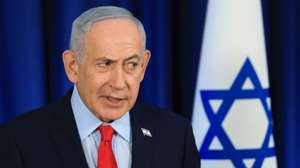 epa12833989 Israeli Prime Minister Benjamin Netanyahu speaks during a press conference in Jerusalem, 19 March 2026, amid the US-Israel conflict with Iran.  EPA/RONEN ZVULUN / POOL