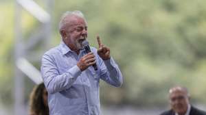epa12863183 Brazilian President Luiz Inacio Lula da Silva speaks during an event commemorating the 21st anniversary of the University for All (ProUni) program at the Sambodromo do Anhembi in Sao Paulo, Brazil, 31 March 2026.  EPA/ISAAC FONTANA