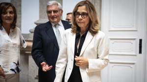 A ministra da Saúde, Ana Paula Martins, participa na sessão de Abertura  das Comemorações do 20º. Aniversário do ISPUP – Instituto de Saúde Pública da Universidade do Porto, no salão Nobre da Reitoria da Universidade do Porto, 14 de julho de 2026.JOSÉ COELHO/LUSA