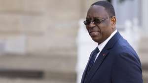 epa11398686 Senegal’s former President Macky Sall arrives for an official state dinner for the visit of  US President Joe Biden his wife Jill Biden at the Elysee Palace, Paris, France, 08 June 2024. US President Joe Biden is being feted by French President Emmanuel Macron with a state visit, as the two allies aim to show off their partnership on global security issues and move past trade tensions.  EPA/ANDRE PAIN