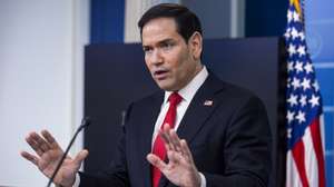 epa12934871 US Secretary of State Marco Rubio speaks about the Iran war in the White House Press Briefing Room in Washington, DC, USA, 05 May 2026. Rubio also addressed Cuba and Taiwan during the briefing.  EPA/JIM LO SCALZO