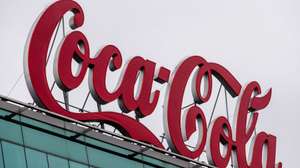 epa08998895 (FILE) - A view of a Coca-Cola logo at the headquarter of Coca-Cola Belgium in Brussels, Belgium, 08 September 2020 (reissued 09 February 2021). The Coca-Cola company is due to pulish their 4th quarter 2020 results on 10 February 2021.  EPA/STEPHANIE LECOCQ *** Local Caption *** 56327284