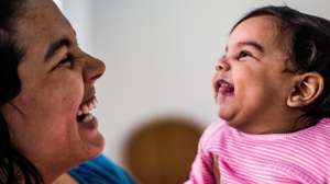 epa05286818 (13/15) A mother shares a laugh with her child at Lea Mothers' Home in Erd, Hungary, 30 April 2016. The Lea Home assists many of these young women who are under crisis while becoming mothers, and supports them to get ready to live the life of a normal family. One of the main tasks of the home is to grant babies a peaceful and suitable place to come into the world in decent circumstances. It also helps babies and young mothers to stay together after the successful delivery despite of their disadvantageous backgrounds.  EPA/ZOLTAN BALOGH PLEASE REFER TO THIS ADVISORY NOTICE (epa05286805) FOR FULL PACKAGE TEXT; HUNGARY OUT